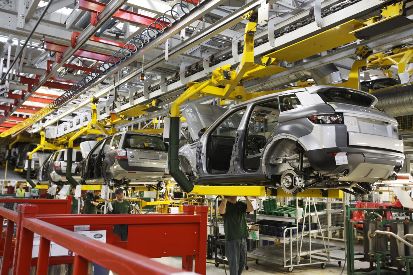 The Range Rover Evoque Manufacturing Plant, Halewood