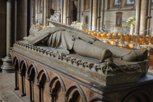 The tomb of Wiiliam Longspee , King John's half-brother and one of his advisors in the Magna Carta negotiations ©Ash Mills