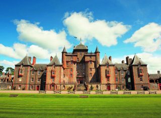 Thirlestane Castle, Scottish Borders, Scotland - Exterior lawn