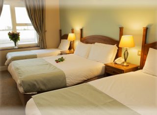 Treacy’s West County Hotel Bedroom, Ennis, County Clare