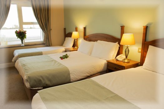 Treacy’s West County Hotel Bedroom, Ennis, County Clare