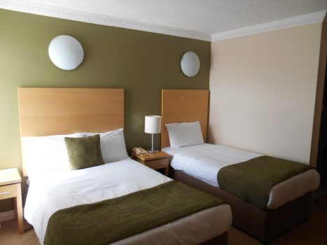 Treacy’s West County Hotel Bedroom, Ennis, County Clare