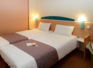 Twin Room at Ibis Caen Herouville Savary Hotel