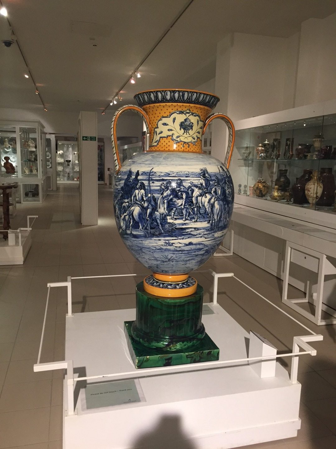 Vase earthenware at Wedgewood museum
