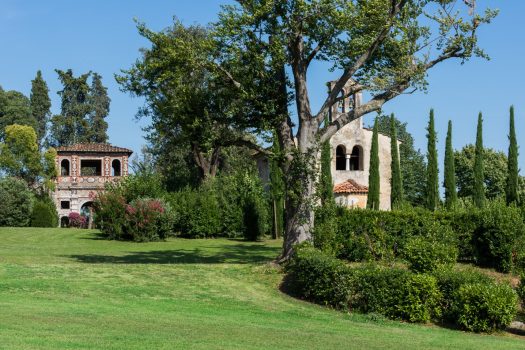 Italy, Tuscany, Lucca, Villa Reale, Gardens and Flowers NCN