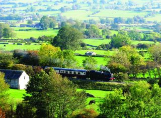 Wensleydale Railway through the Yorkshire dales, York, Yorkshire