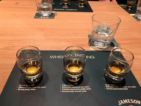 Whiskey tasting, Jamesons Distillery, Midleton, Ireland