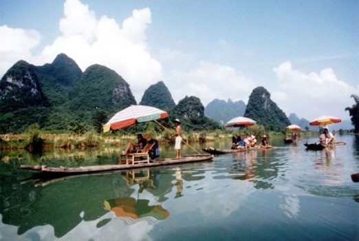 Bamboo Rafting along the Yulong River, Yangshuo, China NCN